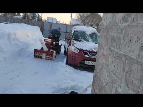 Видео: МТ-110 снегоуборщик