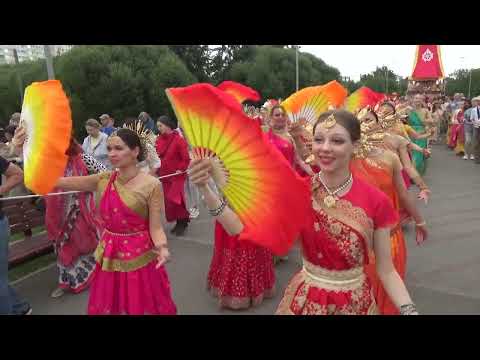 Видео: Ратха Ятра в Екатеринбурге, 2 заезд. Гаджа Ханта дас. 13.07.2025