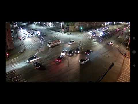 Видео: Утренний выход  трамваи на линию в Челябинске