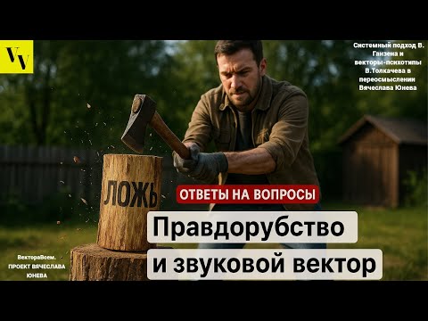 Видео: Правдорубство и звуковой вектор