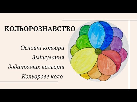 Видео: Про колір просто. Як змішувати різні кольори. Кольорове коло.