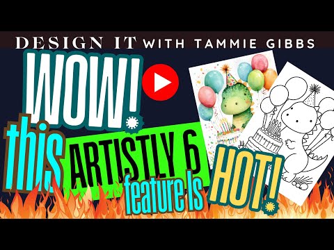 Видео: Превратите ЛЮБОЕ изображение в линейный рисунок? Эта функция Artistly 6 меняет правила игры!