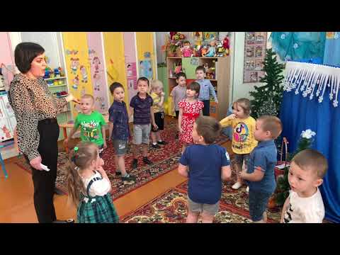 Видео: НОД в средней группе "Прогулка в зимний лес"
