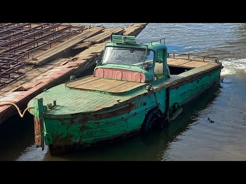 Видео: ЧТО ЗА ЗВЕРЬ ЭТОТ КАТЕР С КОЛЁСАМИ?! БМК-130. ЛЕГЕНДА! ТЯНЕМ 20 ТОНН, мини обзор