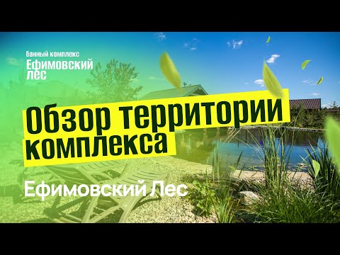 Видео: Обзор территории банного комплекса «Ефимовский лес»