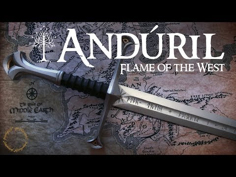 Видео: Создание Андурила — Пламя Запада — Меч Арагорна