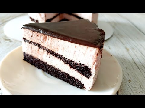 Видео: Шоколадный кето торт Мерси с клубничным суфле!