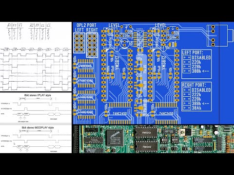 Видео: Трассировка плат (№8) 2xOPL2 для FMonster [Запись]