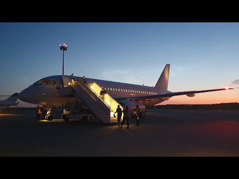 Видео: Superjet 100 а/к Red Wings | Рейс Екатеринбург - Архангельск | Задержали на 8 часов |