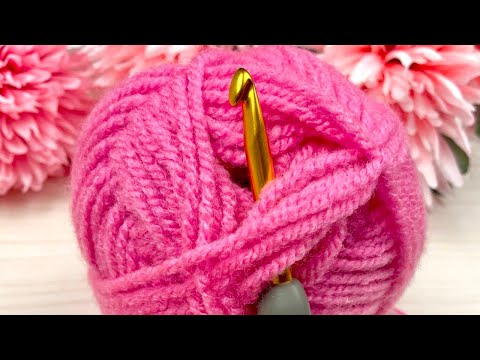 Видео: Не пропустите! Очень простой узор для вязания одеяла крючком: всего 1 РЯД - для начинающих