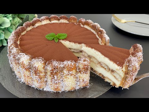 Видео: БЕЗ ДУХОВКИ! 🎄ТАЕТ ВО РТУ, Вкусный за НЕСКОЛЬКО МИНУТ! Холодный кофейный торт ☕️🎄
