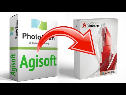 Видео: Agisoft to AutoCad | Как перенести облако точек