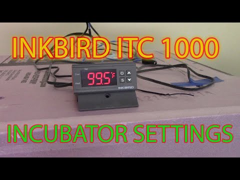 Видео: НАСТРОЙКИ INKBIRD ITC 1000F - Настройки для нашего самодельного инкубатора.