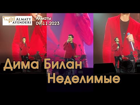 Видео: Дима Билан - Неделимые - Алматы 09.11.2023