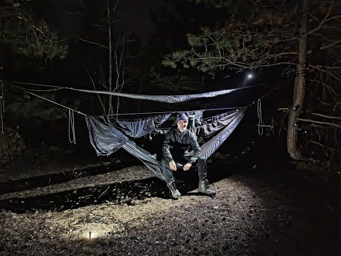 Видео: ПЕРША ВЕСНЯНА ВЕЛО НОЧІВЛЯ В ГАМАКУ
