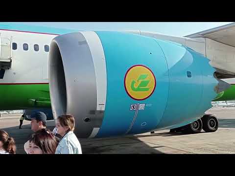 Видео: Boeing 787-800 Dreamliner в Москву (Домодедово). Рейс HY603 Ташкент - Москва. | Uzbekistan Airways