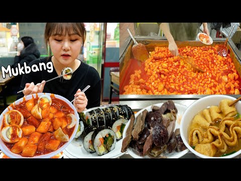 Видео: Mukbang l Tteokbokki Road!! 🥓Знаменитый ресторан Бунсик торгового центра Underground