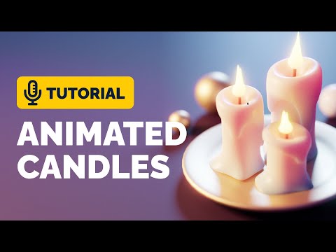 Видео: Урок по анимации свечей в Blender | Polygon Runway