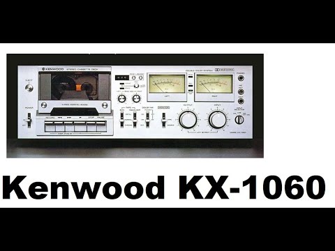 Видео: Кассетная дека KENWOOD KX-1060.