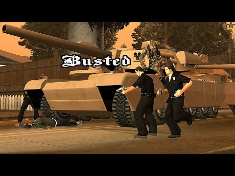 Видео: GTA San Andreas - Подборка Busted #3