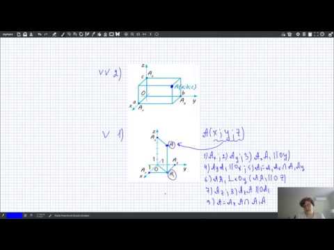 Видео: Прямокутна декартова система координат у просторі