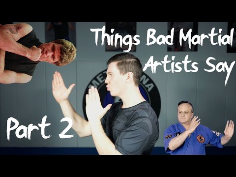 Видео: Что говорят плохие мастера боевых искусств: ЧАСТЬ 2