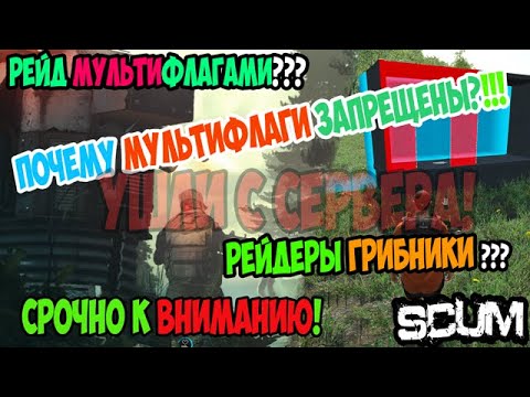 Видео: #scum  #raid | RAID ГРИБНИКОВ | БАГ С ФЛАГАМИ | ОШИБКА СТРОИТЕЛЬСТВА | УШЛИ С СЕРВЕРА | НЕМНОГО PVP