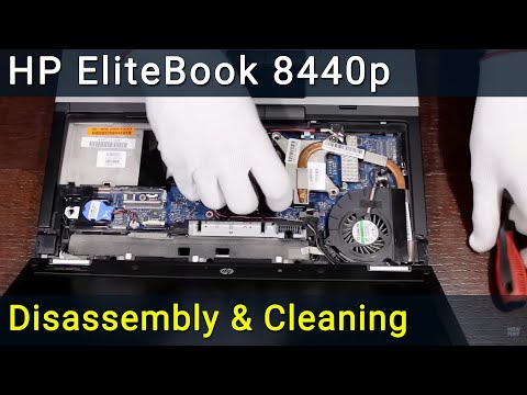 Видео: HP EliteBook 8440p Разборка, чистка вентилятора от пыли и замена термопасты