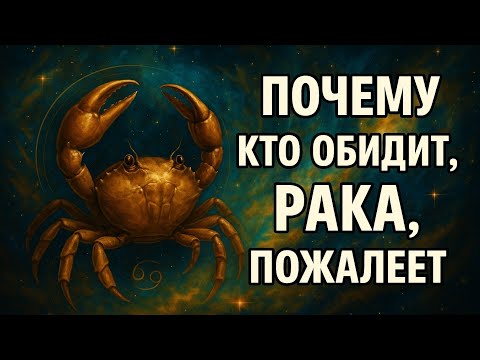 Видео: Кто обидит Рака — тот узнает, что такое карма. Всё возвращается. Гороскоп для Рака. 