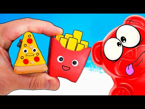 Видео: ЧЕЛЛЕНДЖ МИНИ ЕДА ПРОТИВ 16 АНТИСТРЕССОВ ДЛЯ ЖЕЛЕЙНОГО МЕДВЕДЯ ВАЛЕРЫ