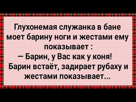 Видео: Как Служанка Барину Ноги Мыла! Сборник Свежих Анекдотов! Юмор!