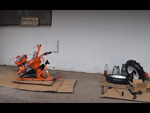 Видео: Сборка мотоблока Кентавр 2080Б от БайТрактор