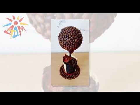 Видео: Мастер-класс "Изготовление дерева счастья в технике "Топиарий"