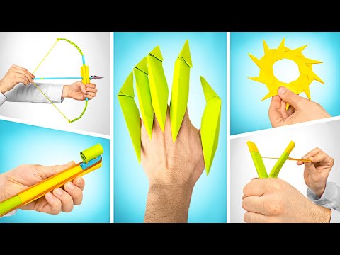 Видео: 12 простых оригами для ниндзя | Классные поделки из бумаги