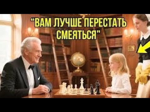 Видео: 😱♟️ «Победишь меня в шахматы — миллион твой! Но дочь уборщицы сделала такое, что все были в шоке!» 🔥