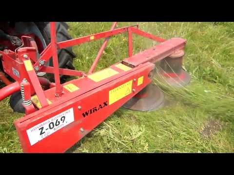 Видео: Трактор Т-25 з роторною косаркою 1,35 . Wirax Z-069