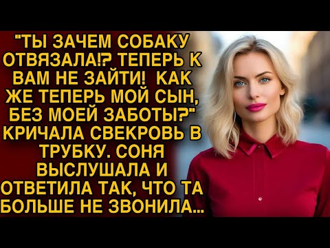 Видео: Свекровь кричала в трубку... Невестка выслушала и ответила так...