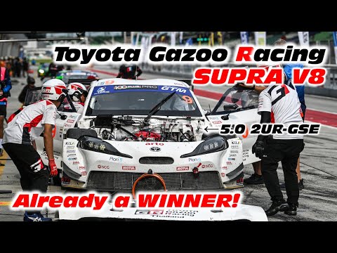 Видео: Toyota Gazoo Racing НОВЫЙ Supra V8 5.0 — это абсолютный МОНСТР, который уже сокрушает конкурентов!