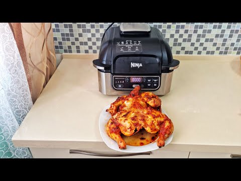 Видео: Самый Правильный Рецепт!Курица Гриль,в Гриле Ninja! Grilled Chicken in the Ninja Grill!