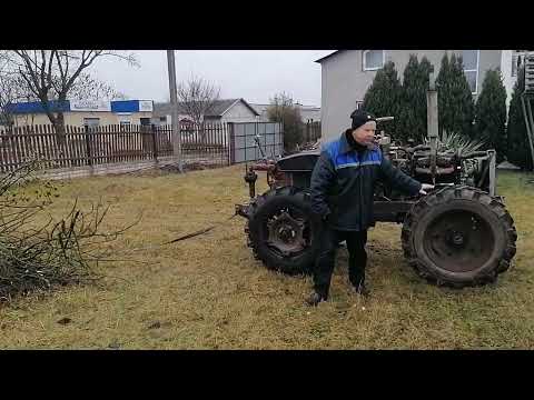 Видео: Самодельный трактор. Испытания мощности.