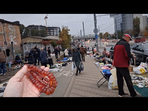 Видео: Барахолка в Киеве.Суббота 18.10.25 на Почайной.