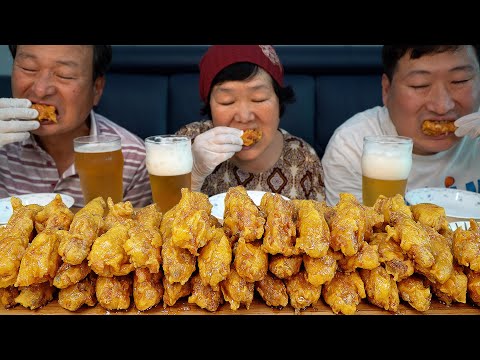 Видео: 🍗🍻 Домашний «Жареный цыпленок с медом» - кулинарное шоу «Мукбанг».