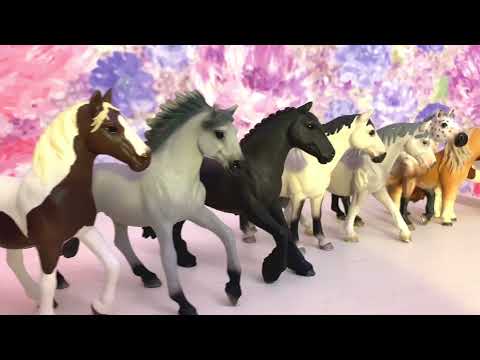 Видео: Топ 10 моих любимых лошадей Schleich (Шляйх)