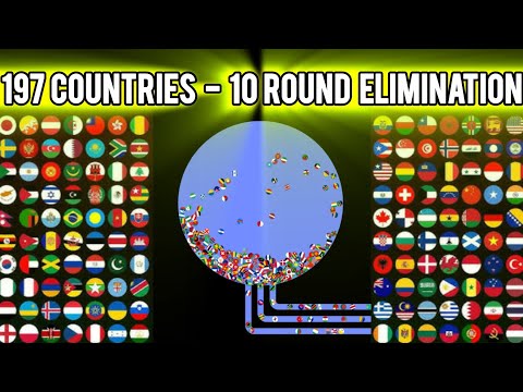Видео: 197 стран — 10 раундов на выбывание | МИРОВАЯ ГОНКА ПО МРАМОРУ