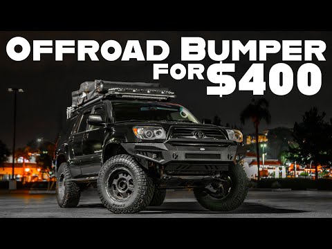 Видео: ТРЕНД: Стальной бампер для внедорожника 4Runner 4-го поколения за 400 долларов