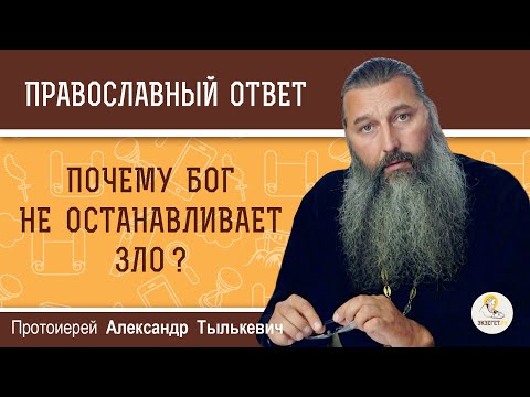 Видео: ПОЧЕМУ БОГ НЕ ОСТАНАВЛИВАЕТ ЗЛО ?  Протоиерей Александр Тылькевич