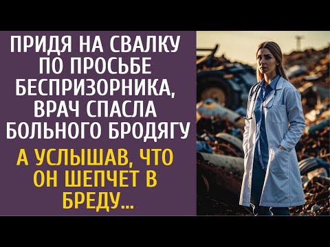 Видео: Придя на свалку по просьбе беспризорника, врач спасла бродягу… А услышав, что он шепчет в бреду…