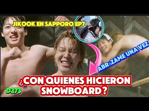 Видео: С кем раньше Джикук катался на сноуборде?  😱 Чимин и Чонгук в Саппоро EP7