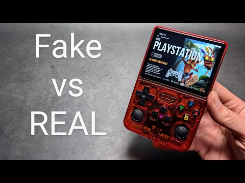 Видео: Настоящая игровая консоль R36s против поддельной — не дайте себя обмануть!