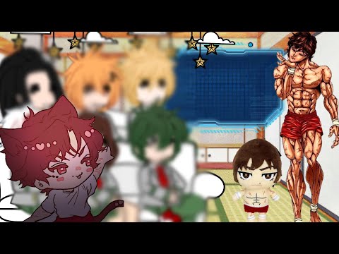 Видео: рякция мга на ханма баки/ боец баки| есть стекло| гача клуб